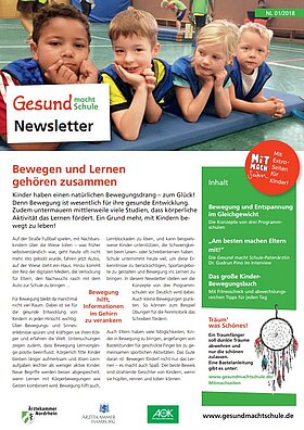 Newsletter Bewegung und Entspannung Titelbild Newsletter 1.2018