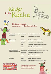 Titelseite vom Kinderkochbuch