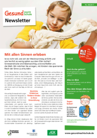 Newsletter 04.17 Mit allen Sinnen erleben